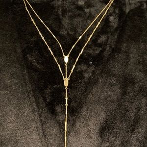 Kendra Scott double chain necklace